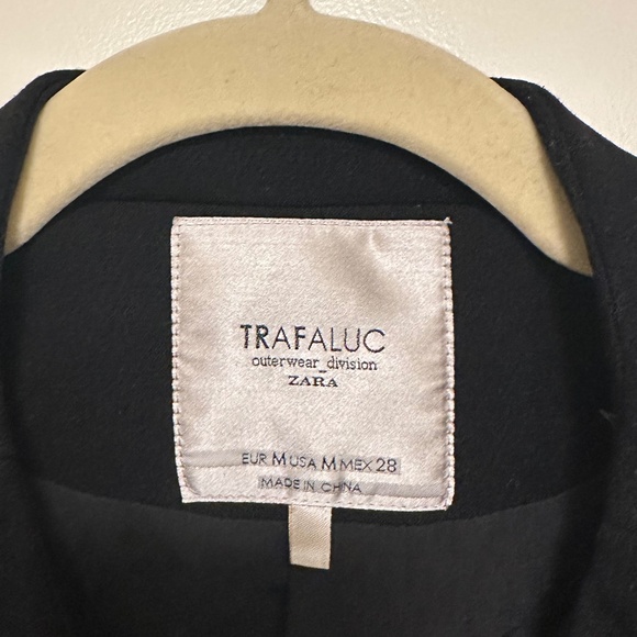 Zara Trafaluc Asymmetrical Jacket Sz M - Picture 10 of 10